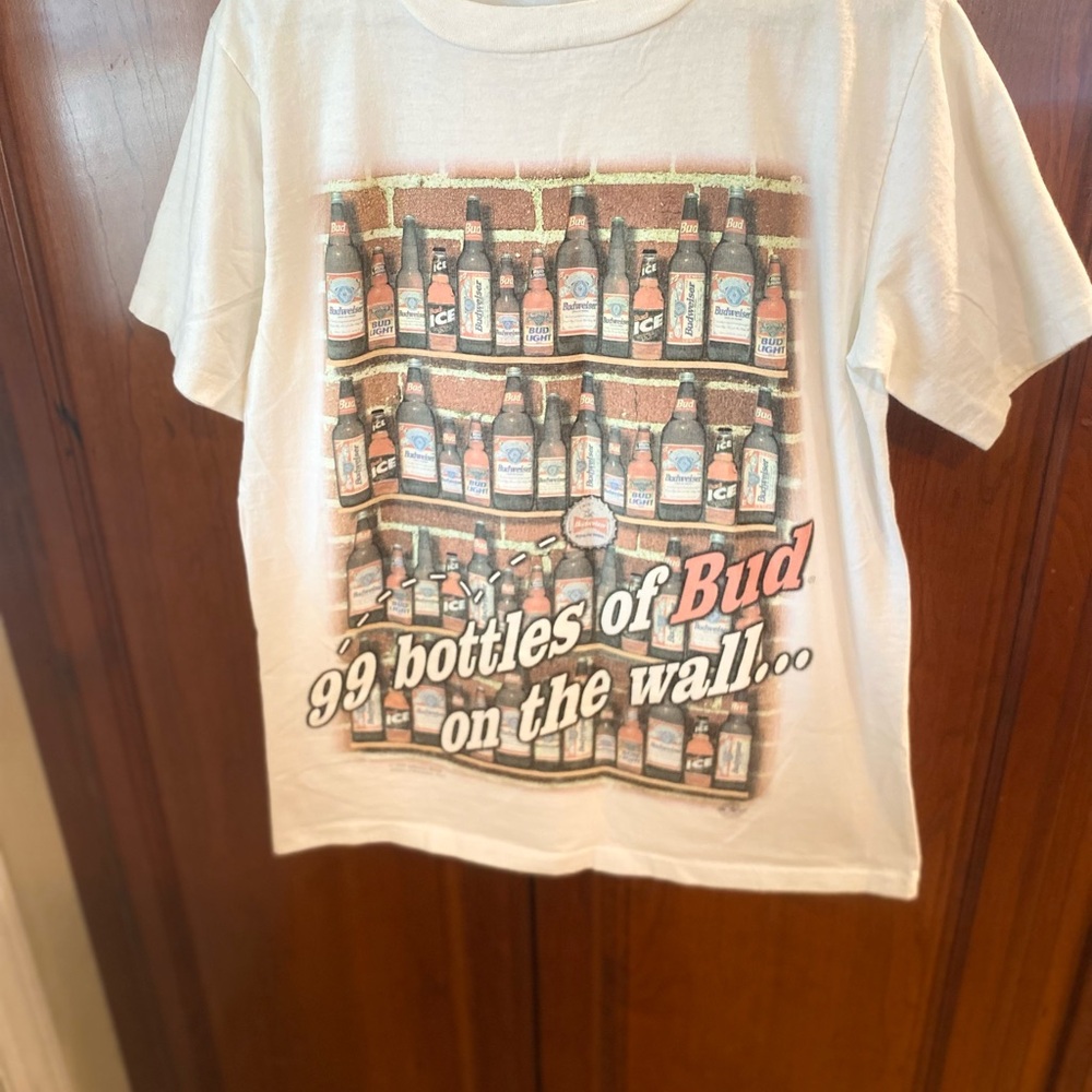 1995 Budweiser '99 bottles of bud on the wall.. Large